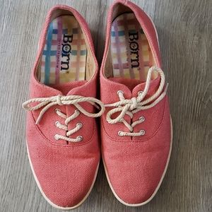 EUC Born canvas flats